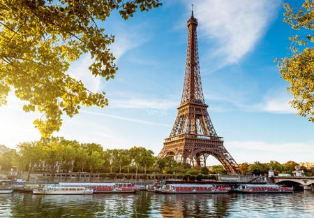 Paryż Wieża Eiffla Tour Eiffel Paris France - fototapeta